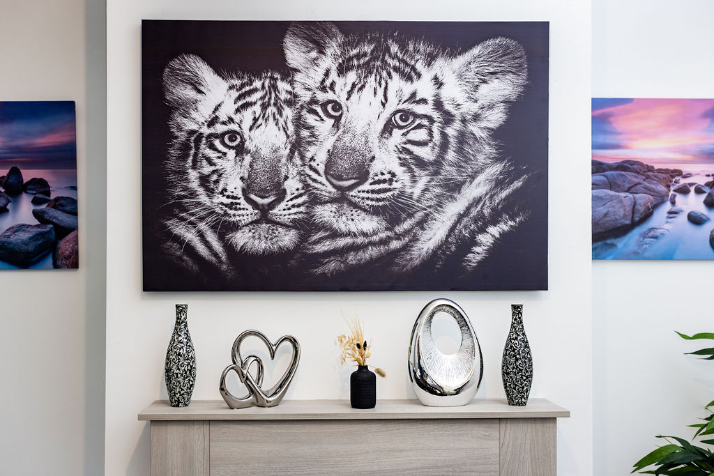 tiger painting on wall room by azy venture property